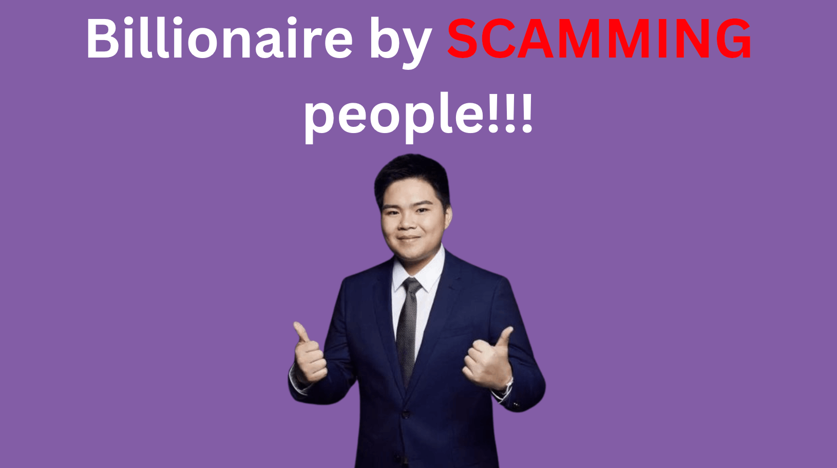 Jayden Wei fake professional presence in the outside world